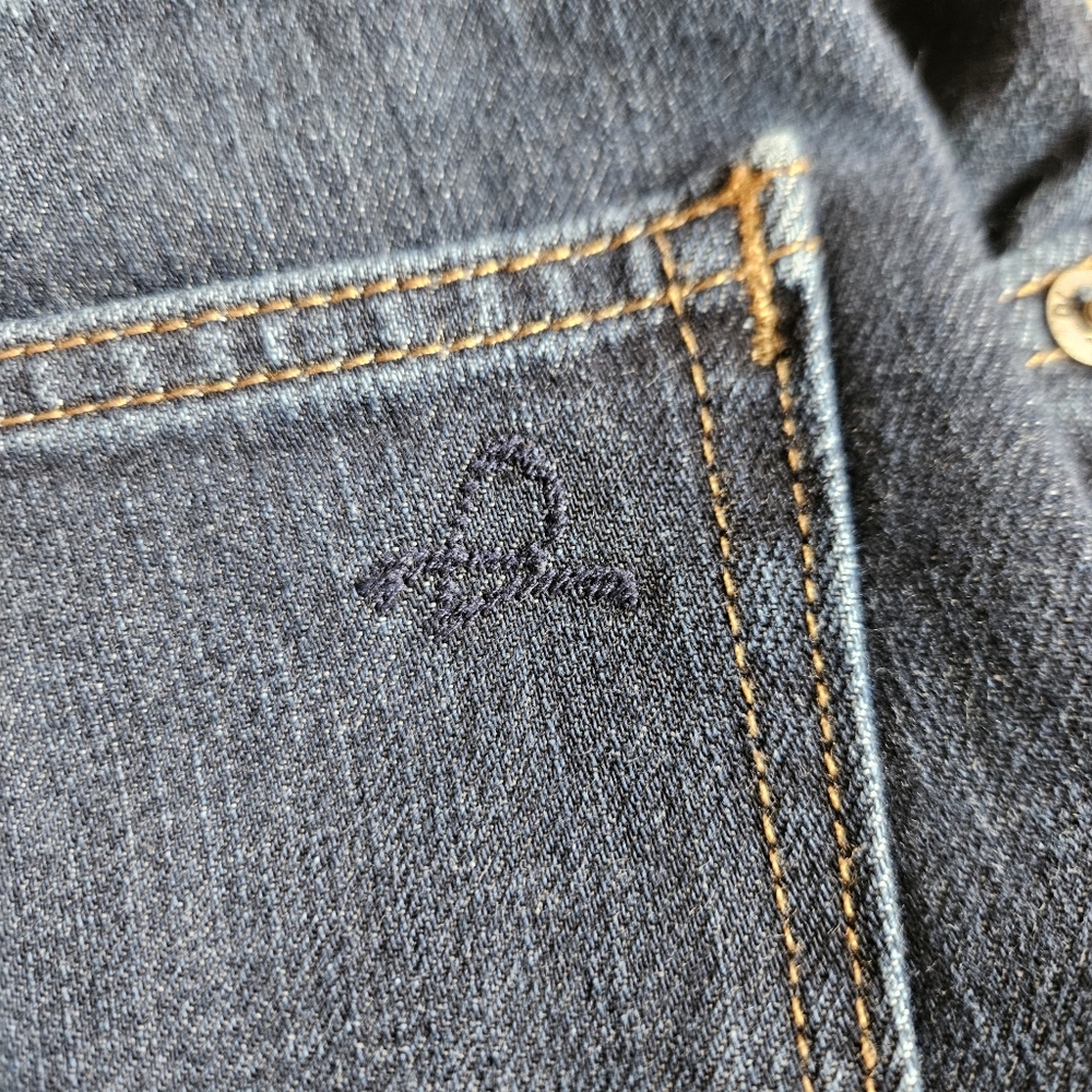 DL1961 Sz 34 Men's Dark Wash Russell Slim Straight Leg Jeans - Picture 15 of 15